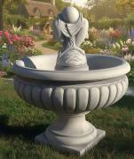 Gartenspringbrunnen Delphin